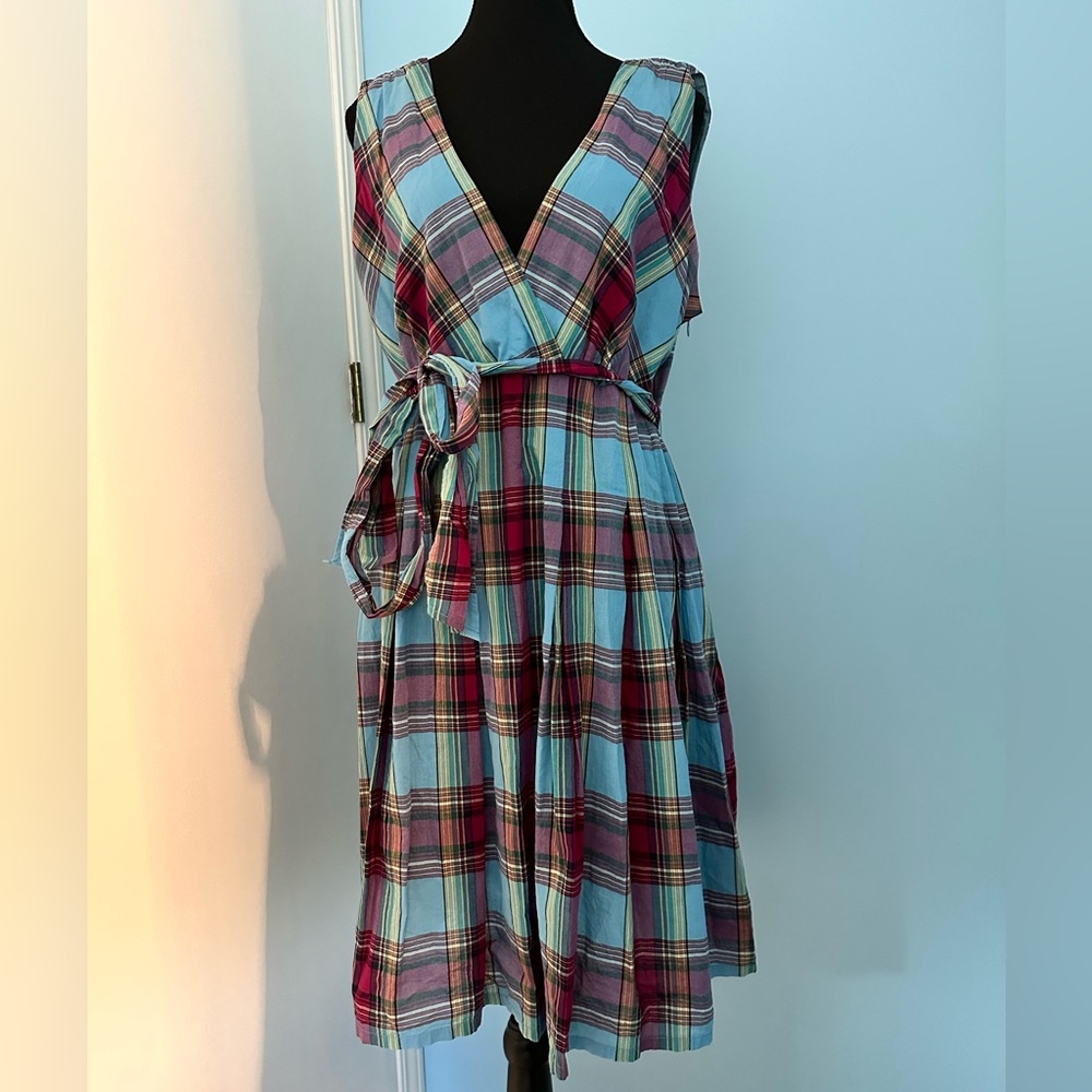 G.H. Bass & Co. Multicolor Plaid Dress